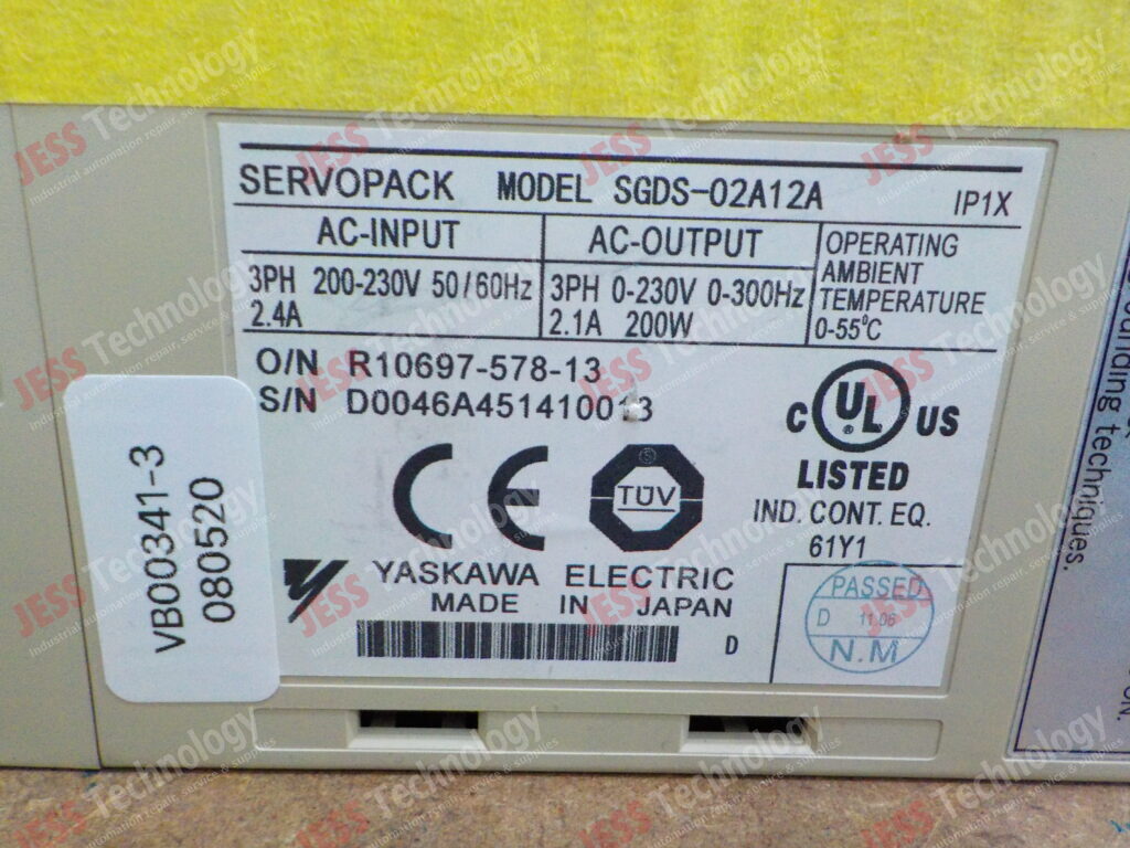 Image #2 of Repair YASKAWA SGDS-02A12A yaskawa servopack D0046A451410013 in Malaysia, Singapore, Thailand, Indonesia