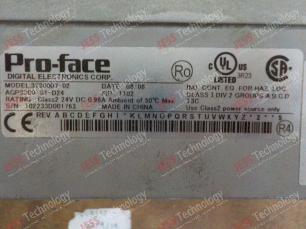 Image #1 of Repair PRO-FACE AGP3300-S1-D24 PROFACE TOUCHSCREEN 102233D001763 in Malaysia, Singapore, Thailand, Indonesia