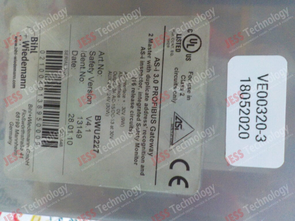 Image #2 of Repair BIHL WIEDEMAN BWU2227 As-i profibus gateway 0210040138950009 in Malaysia, Singapore, Thailand, Indonesia