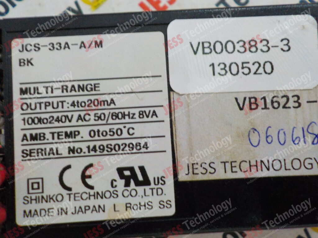 Image #2 of Repair SHINKO JCS-33A-A/M shinko temperature controller 149S02964 in Malaysia, Singapore, Thailand, Indonesia