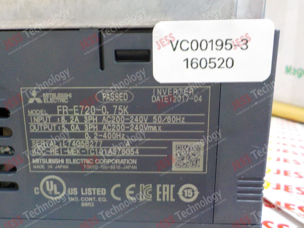 Image #2 of Repair MITSUBISHI FR-E720-0. 75K Mitsubishi inverter L74G5B277 in Malaysia, Singapore, Thailand, Indonesia