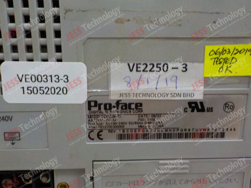 Image #2 of Repair PRO-FACE AST3501-T1-AF Pro face touch screen 087370E000002 in Malaysia, Singapore, Thailand, Indonesia