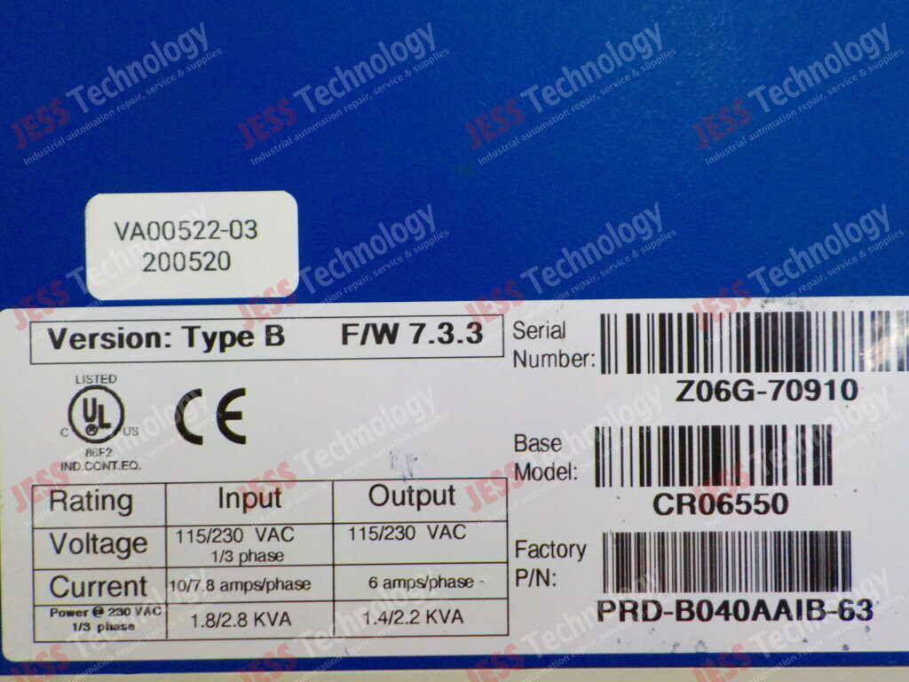 Image #2 of Repair KOLLMORGEN CR06550 Drive kolmorgen Z06G-70910 in Malaysia, Singapore, Thailand, Indonesia