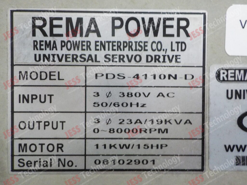 Image #1 of Repair REMA PDS-4110N-D REMA POWER SERVO DRIVE 08102901 in Malaysia, Singapore, Thailand, Indonesia