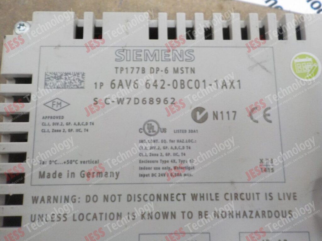Image #1 of Repair SIEMENS 6AV6642-0BC01-1AX1 siemens simatic panel C-W7D68962 in Malaysia, Singapore, Thailand, Indonesia