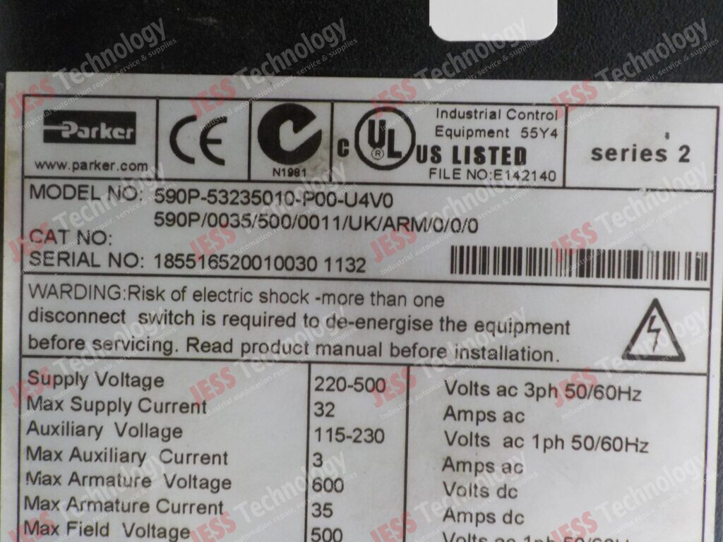 Image #1 of Repair PARKER 590P-53235010-P0O-U4V0 Parker Drive 185511652001100301132 in Malaysia, Singapore, Thailand, Indonesia