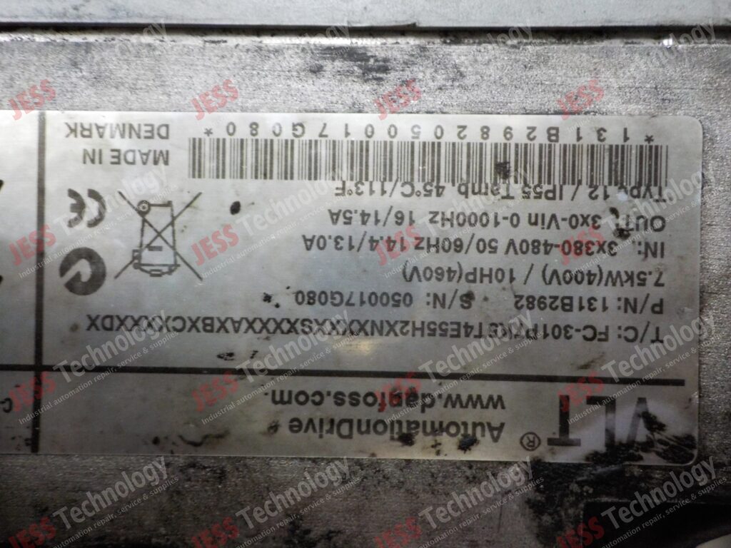 Image #1 of Repair DANFOSS 131B2982 Danfoss inverter 7.5kw 050017G080 in Malaysia, Singapore, Thailand, Indonesia