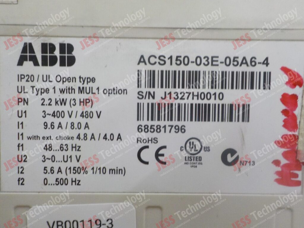 Image #1 of Repair ABB ACS150-03E-05A6-4 abb inverter J1327H0010 in Malaysia, Singapore, Thailand, Indonesia