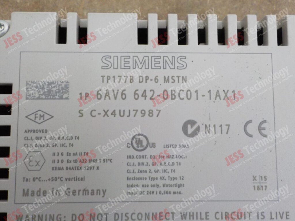 Image #1 of Repair SIEMENS 6AV6642-0BC01-1AX1 Siemens Simatic Panel C-X4UJ7987 in Malaysia, Singapore, Thailand, Indonesia