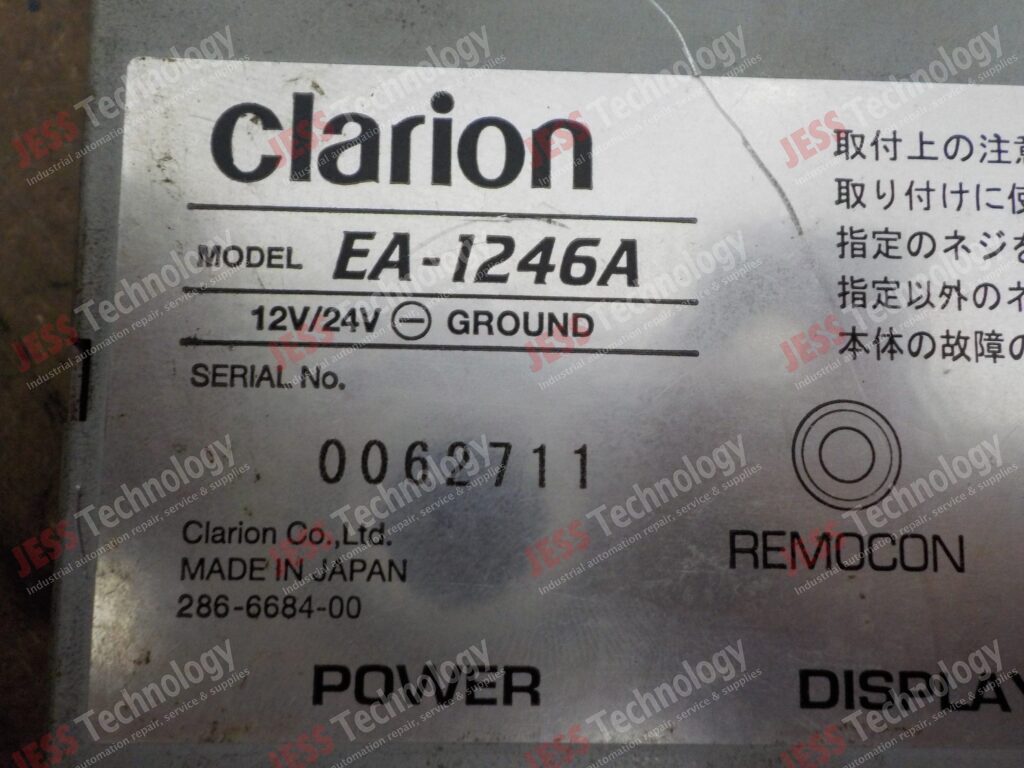 Image #1 of Repair CLARION EA-1246A Clarion power supply 0062711 in Malaysia, Singapore, Thailand, Indonesia