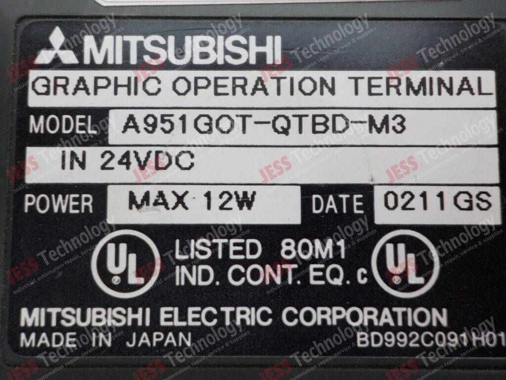 Image #1 of Repair MITSUBISHI A951GOT-QTBD-M3 Mitsubishi Touch Screen - in Malaysia, Singapore, Thailand, Indonesia