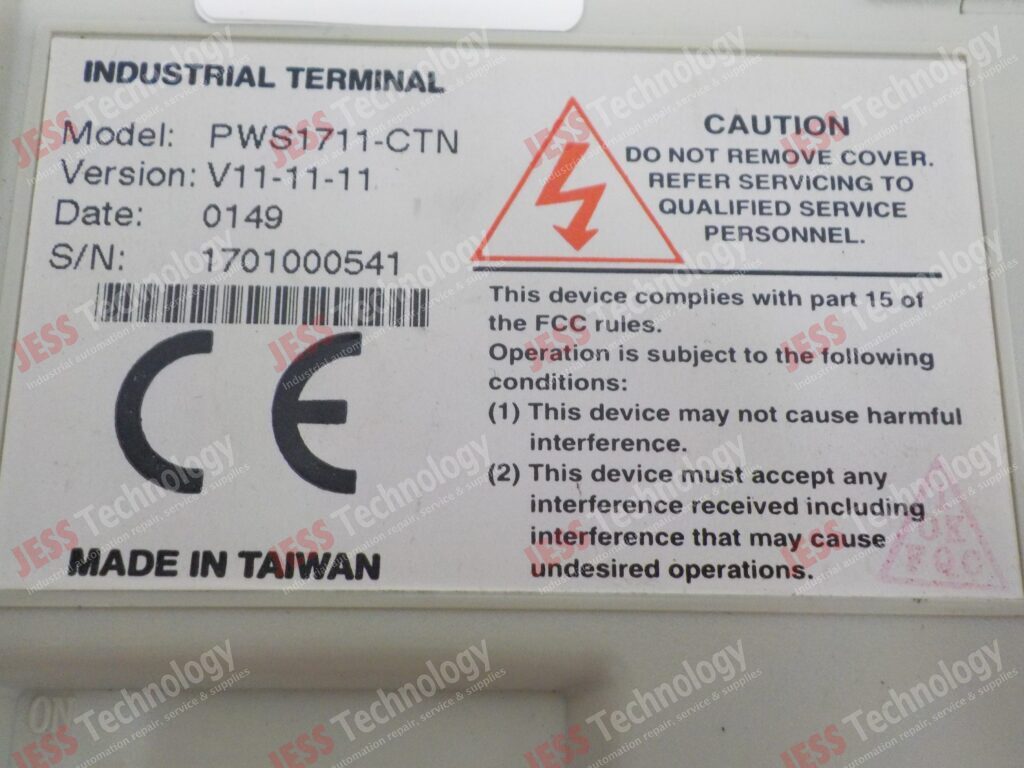 Image #1 of Repair HITECH PWS1711-CTN Hitech Touch Screen 1701000541 in Malaysia, Singapore, Thailand, Indonesia