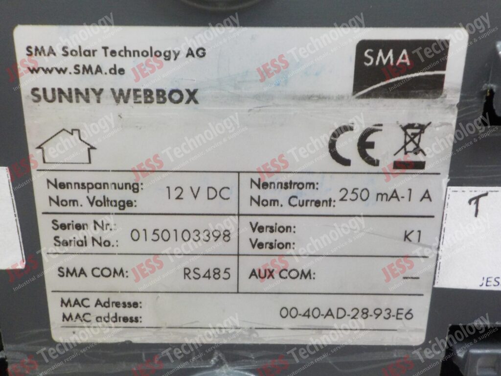 Image #1 of Repair SMA - sunny webbox 015010398 in Malaysia, Singapore, Thailand, Indonesia