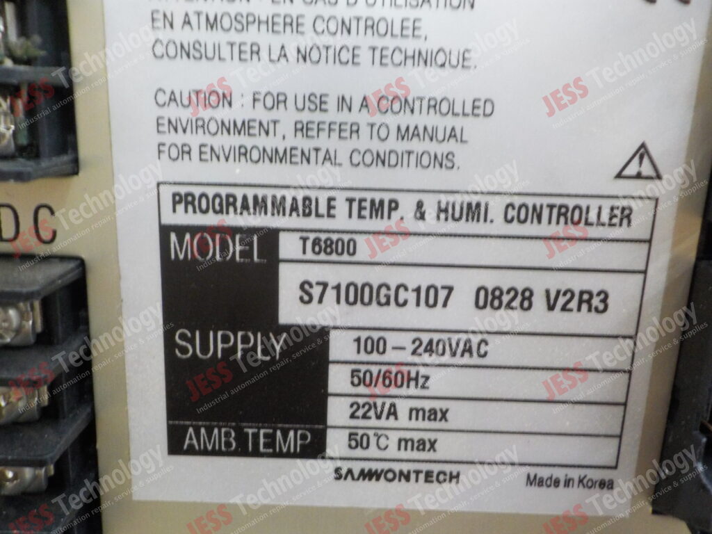 Image #3 of Repair SANWONTECH T6800 programmable temp & humidity controller S7100GC107 0828 V2R3 in Malaysia, Singapore, Thailand, Indonesia