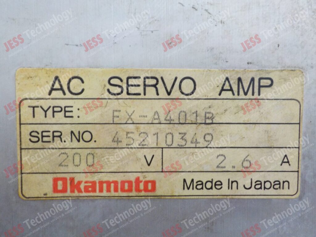 Image #1 of Repair OKAMOTO EX-A401B Ac servo amp 45210349 in Malaysia, Singapore, Thailand, Indonesia