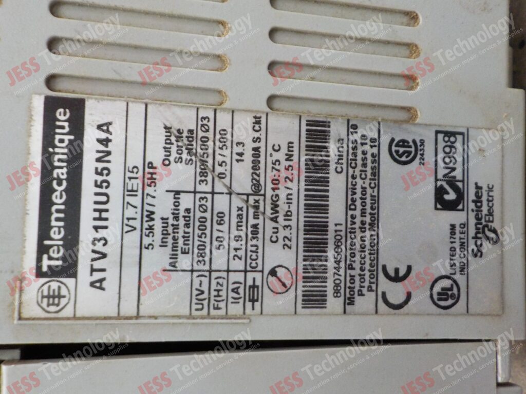 Image #1 of Repair SCHNEIDER ELECTRIC ATV31HU55N4A SCHNEIDER ALTIVAR INVERTER 5.5kW/7.5HP 880744586011 in Malaysia, Singapore, Thailand, Indonesia