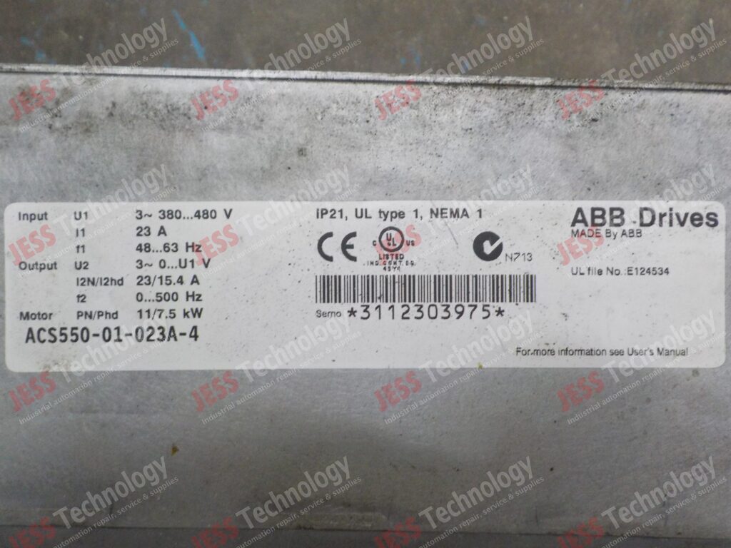 Image #1 of Repair ABB AC550-01023A-4 ABB inverter 7.5kw 3112303975 in Malaysia, Singapore, Thailand, Indonesia
