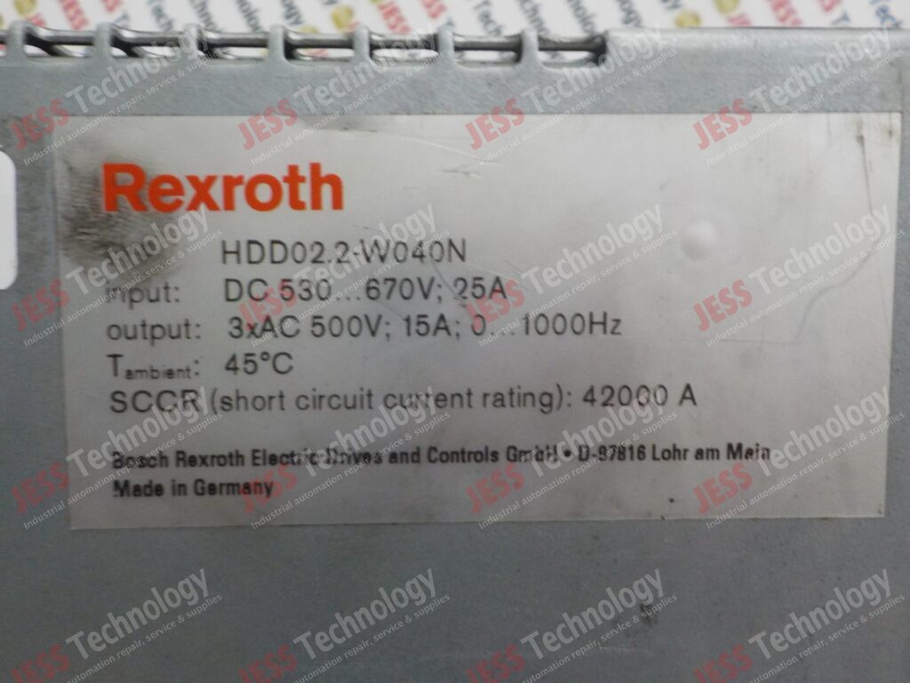 Image #1 of Repair REXROTH HDD02.2-W040N Rexroth drive - in Malaysia, Singapore, Thailand, Indonesia