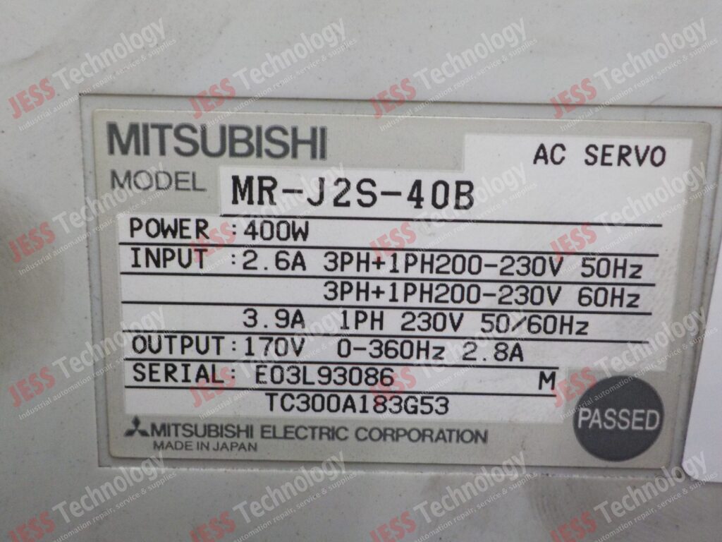 Image #1 of Repair MITSUBISHI MR-J2S-40B Mitsubishi inverter E03L93086 in Malaysia, Singapore, Thailand, Indonesia