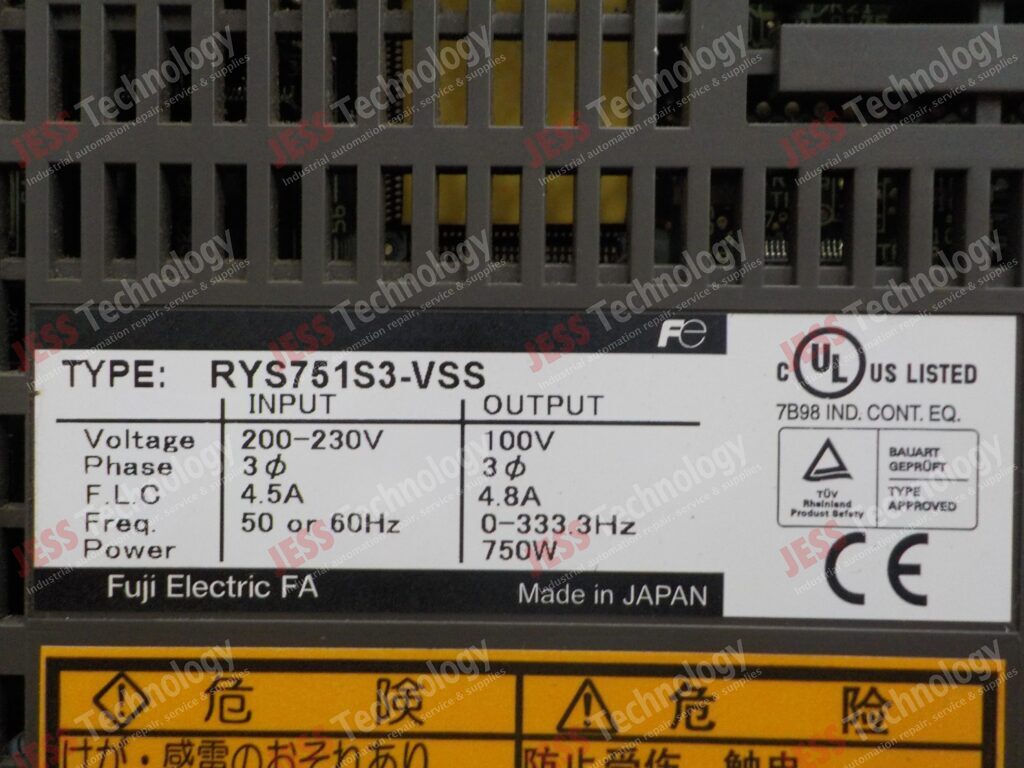 Image #1 of Repair FUJI RYS751S3-VSS faldic servo drive 87D468A020D828 in Malaysia, Singapore, Thailand, Indonesia