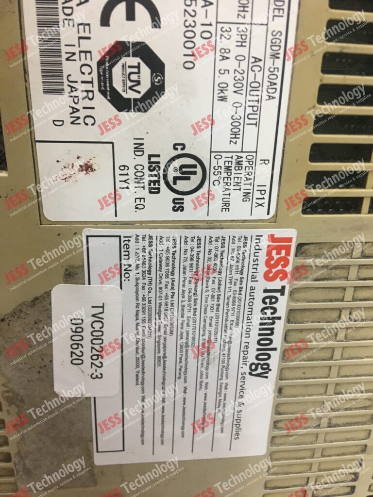 Image #3 of Repair YASKAWA SGDM-50ADA YASKAWA SERVOPACK D0067F625230010 in Malaysia, Singapore, Thailand, Indonesia