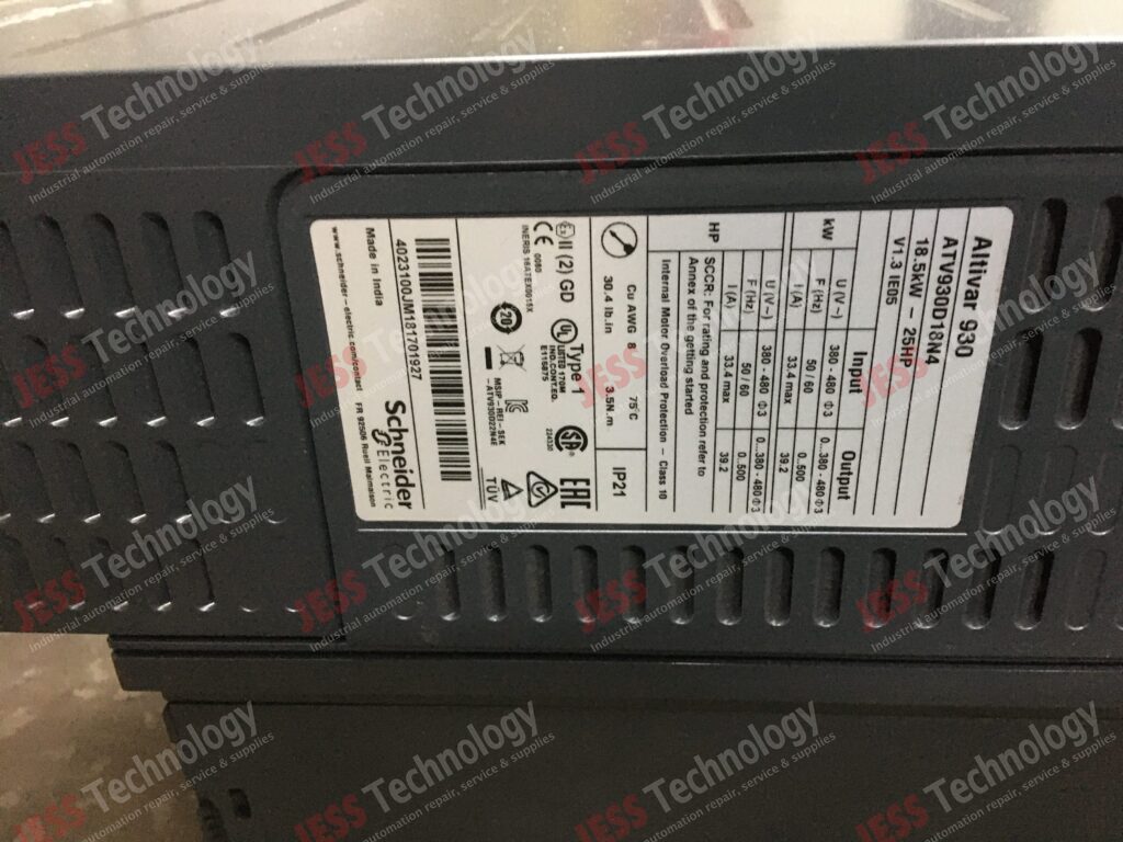 Image #3 of Repair SCHNEIDER ELECTRIC ATV930018N4 Schneider inverter 4023100JM181701927 in Malaysia, Singapore, Thailand, Indonesia