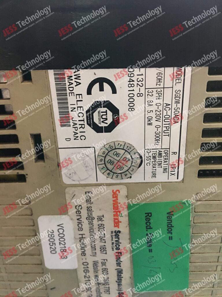 Image #3 of Repair YASKAWA SGDM-50ADA YASKAWA SERVOPACK D007XG094810008 in Malaysia, Singapore, Thailand, Indonesia