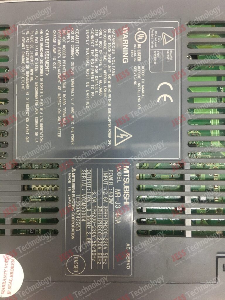 Image #3 of Repair MITSUBISHI MR-J3-40A MITSUBISHI AC SERVO V05M33004 in Malaysia, Singapore, Thailand, Indonesia