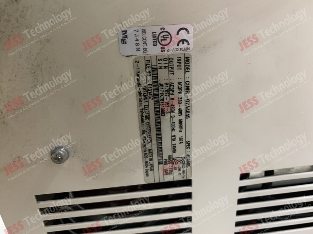 Image #3 of Repair YASKAWA CIMR-G7A4045 yaskawa varispeed g7 (45kw) J0171K787810003 in Malaysia, Singapore, Thailand, Indonesia
