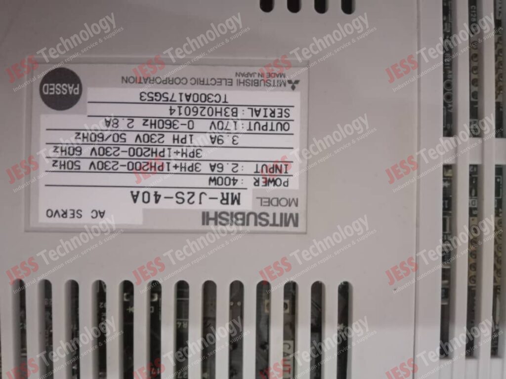 Image #3 of Repair MITSUBISHI mr-j2s-40a Mitsubishi ac servo, model no: mr-j2s-40a, sn: b3h026014, tc300a175g53 b3h026014 in Malaysia, Singapore, Thailand, Indonesia