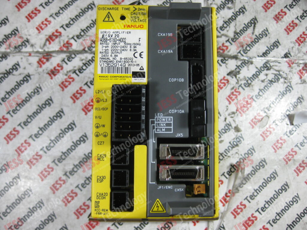 Image #3 of Repair FANUC A06B-6160-H002 FANUC SERVO AMPLIFIER, MODEL NO: A06B-6160-H002, SERIAL NO: V13529149 V13529149 in Malaysia, Singapore, Thailand, Indonesia