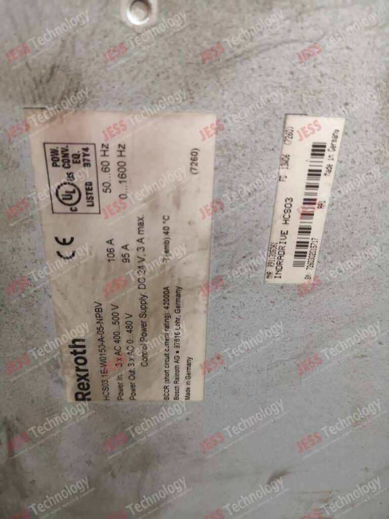 Image #3 of Repair REXROTH HCS03-.1E-W0153-A-05-NPBV REXROTH INDRADRIVE 7260302015717 in Malaysia, Singapore, Thailand, Indonesia