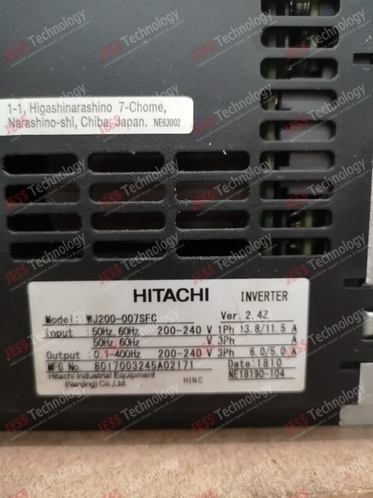 Image #3 of Repair HITACHI WJ200-007SFC Hitachi inverter 8017003245A02171 in Malaysia, Singapore, Thailand, Indonesia