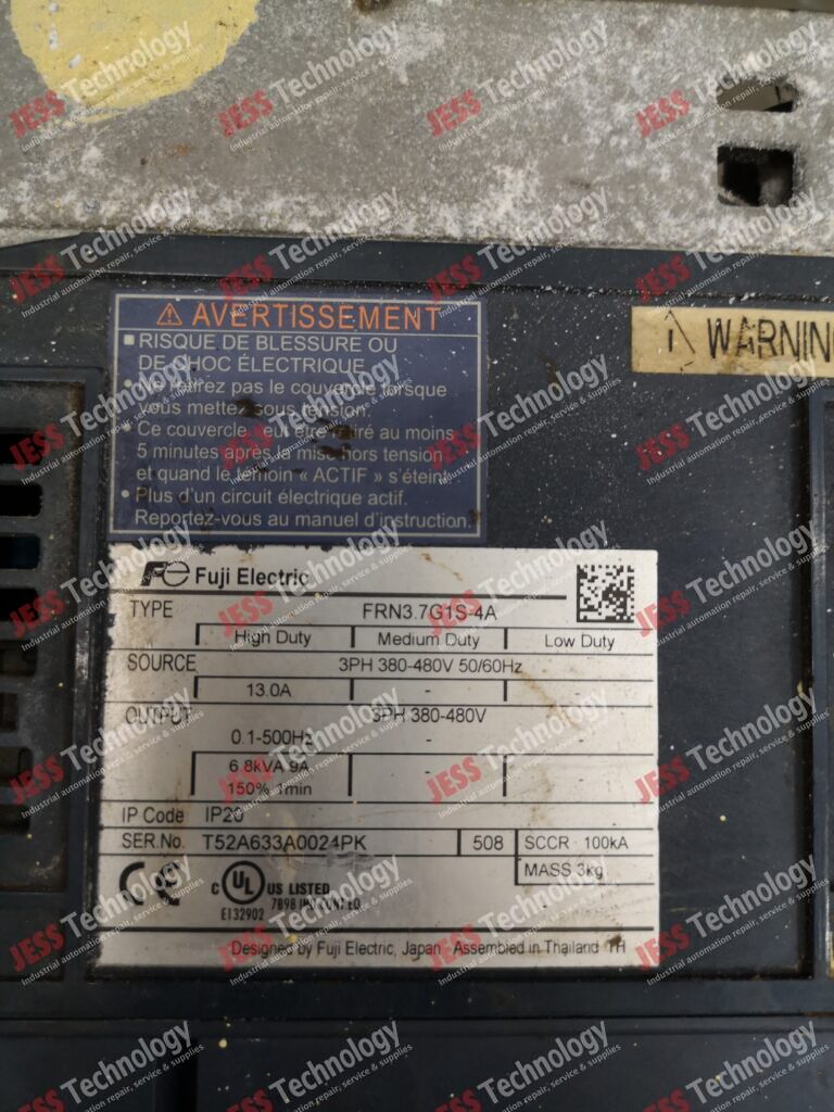 Image #4 of Repair FUJI ELECTRIC FRN3.7G1S-4A Fuji frenic inverter T52A633A0024PK in Malaysia, Singapore, Thailand, Indonesia