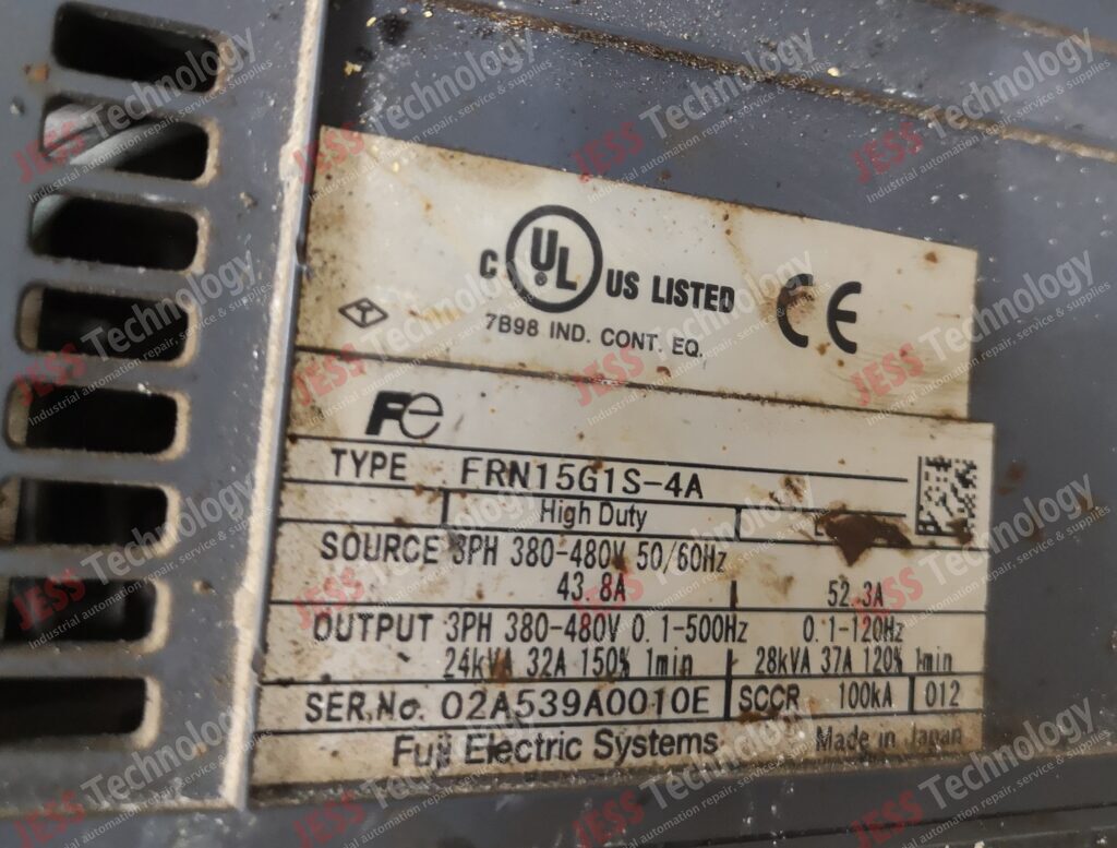Image #3 of Repair FUJI ELECTRIC FRN15G1S-4A Fuji frenic mega inverter 02A539A0010E in Malaysia, Singapore, Thailand, Indonesia