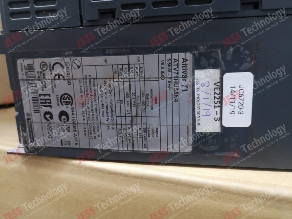 Image #4 of Repair SCHNEIDER ELECTRIC ATV71HU55N4 Schneider inverter 5.5kw 8B1609098015 in Malaysia, Singapore, Thailand, Indonesia