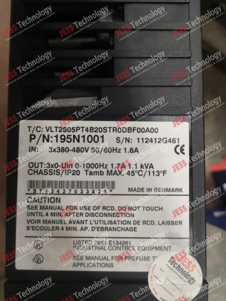 Image #4 of Repair DANFOSS 195N1001 Danfoss vlt 2800 112412G461 in Malaysia, Singapore, Thailand, Indonesia