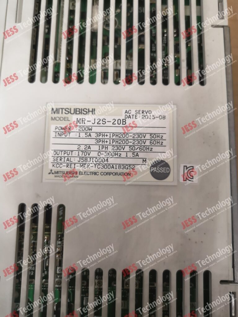 Image #3 of Repair MITSUBISHI MR-J2S-20B Mitsubishi AC servo drive GATE PASS : CBP113577 J58J1Q004 in Malaysia, Singapore, Thailand, Indonesia