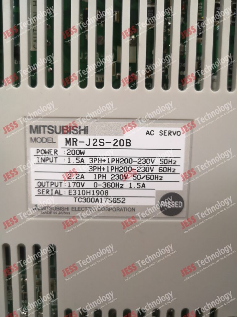 Image #3 of Repair MITSUBISHI MR-J2S-20B Mitsubishi AC servo drive GATE PASS : CBP113577 E310H1908 in Malaysia, Singapore, Thailand, Indonesia