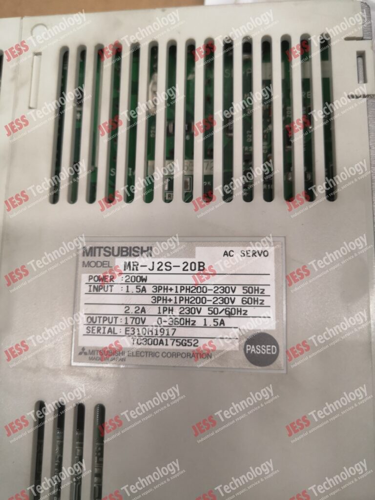 Image #3 of Repair MITSUBISHI MR-J2S-20B Mitsubishi AC servo drive GATE PASS : CBP113577 E310H1917 in Malaysia, Singapore, Thailand, Indonesia