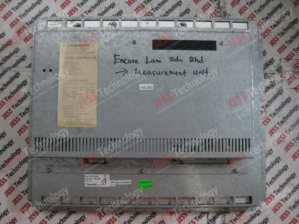 Image #1 of Repair - TD-17PNAC Touch screen under warranty jb00144, model no: td-17pnac, serial no: 13200091 13200091 in Malaysia, Singapore, Thailand, Indonesia