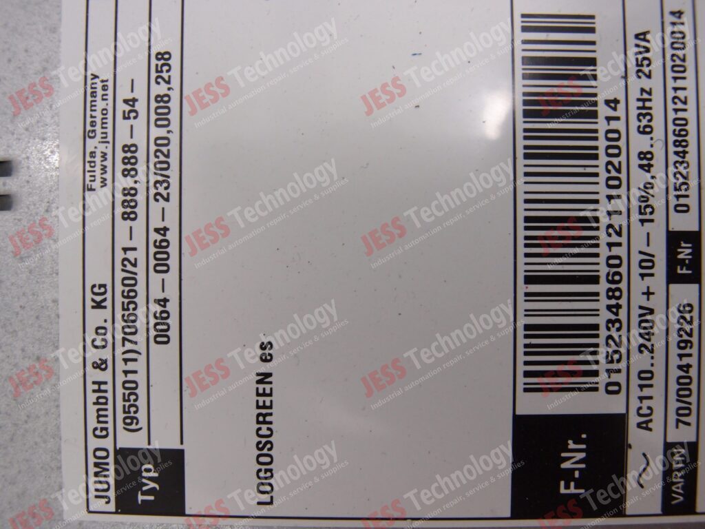 Image #1 of Repair JUMO (955011)706560/21-888,888-54-0064-0064-23/020,008,258 015234860121150014 in Malaysia, Singapore, Thailand, Indonesia