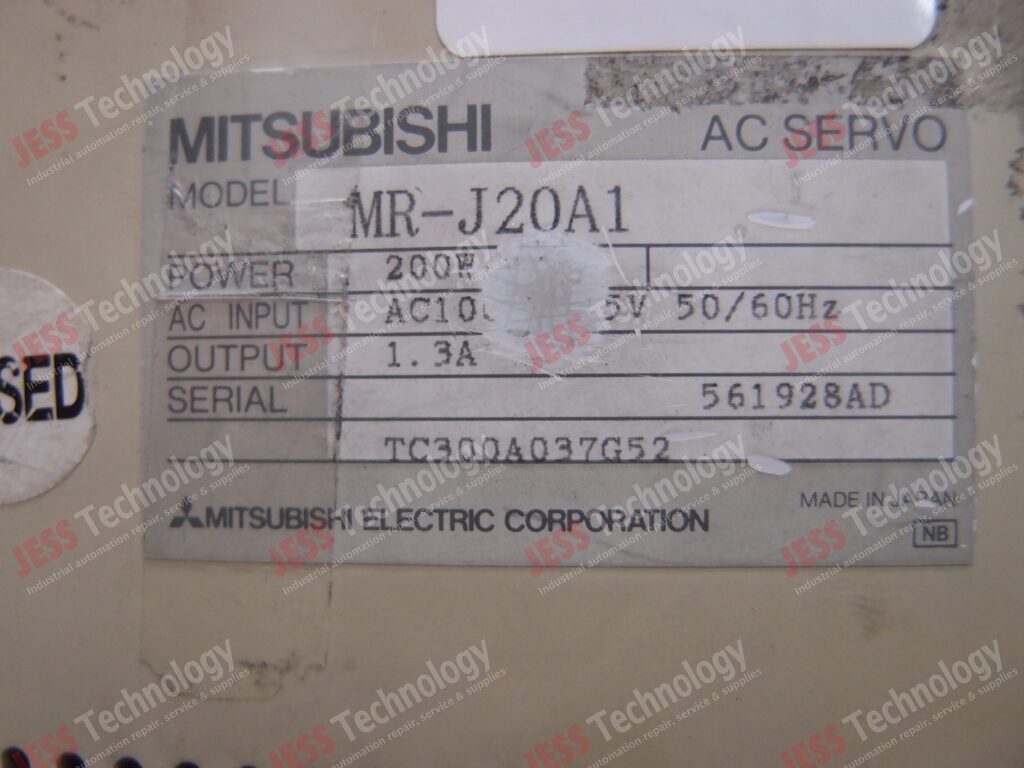 Image #1 of Repair MITSUBISHI MR-J2A1 Mitsubishi Ac Servo 561928AD in Malaysia, Singapore, Thailand, Indonesia