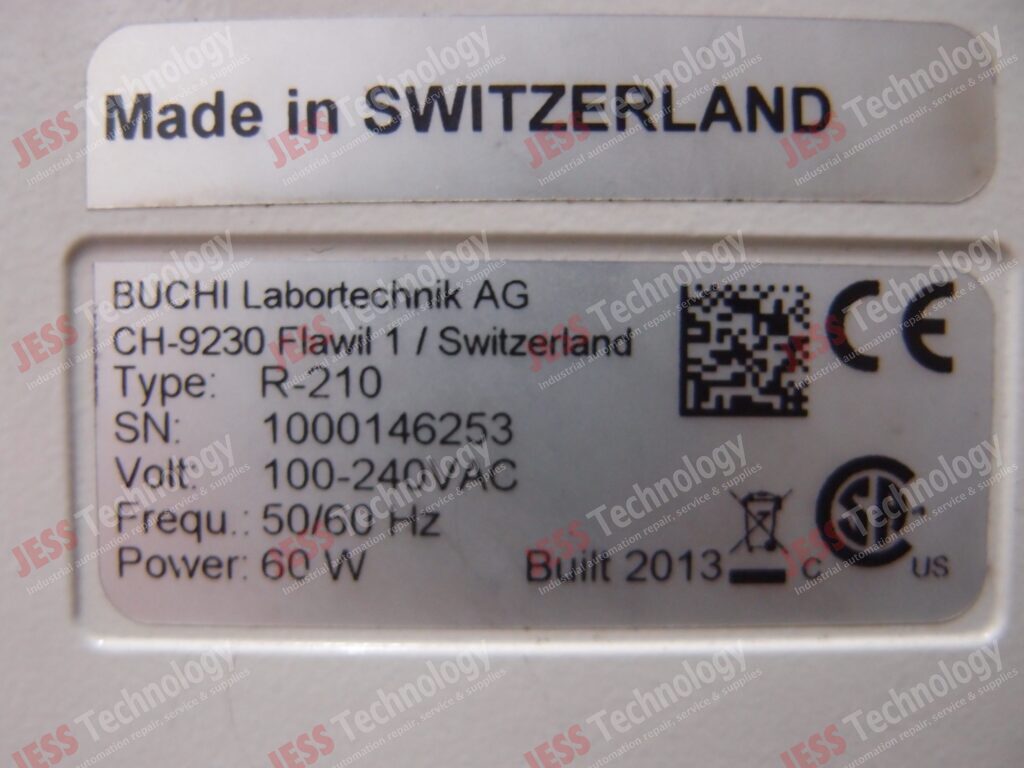Image #1 of Repair BUCHI R-210 BUCHI ROTARY EVAPORATOR 100146253 in Malaysia, Singapore, Thailand, Indonesia