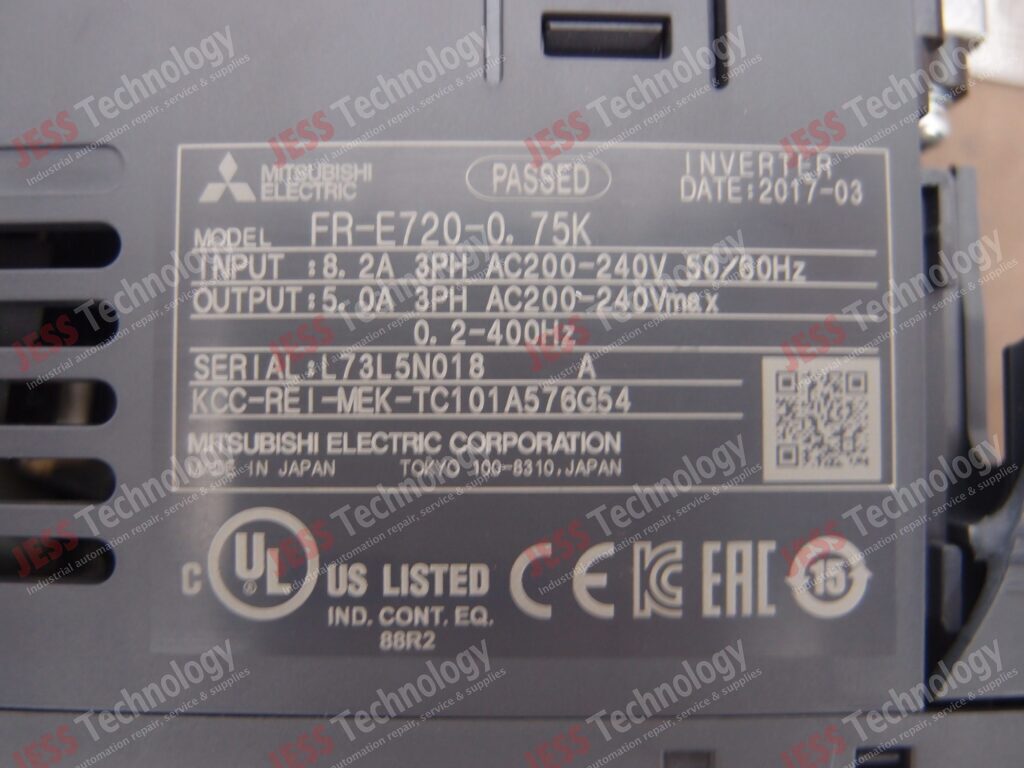 Image #1 of Repair MITSUBISHI FR-E72-0.75K MITSUBISHI FREQROL E-700 L73L5W018 in Malaysia, Singapore, Thailand, Indonesia
