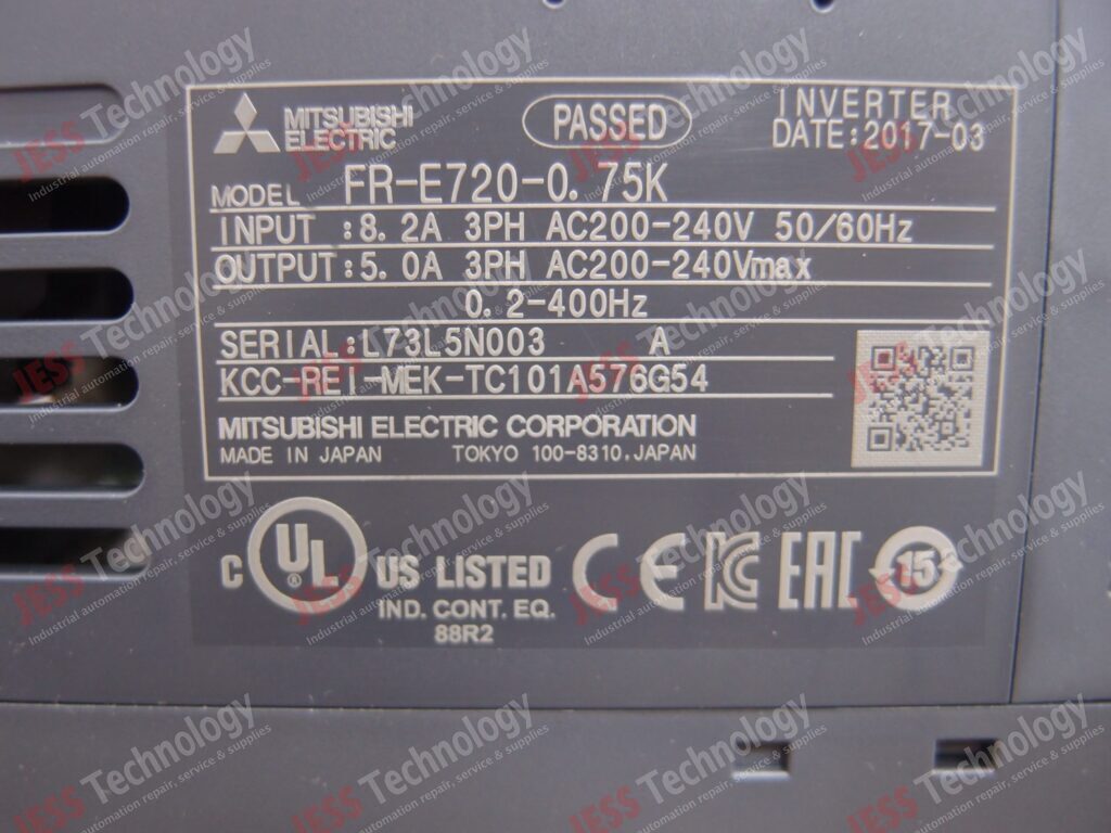 Image #1 of Repair MITSUBISHI FR-E720-0.75K Mitsubishi Inverter L73L5N003 in Malaysia, Singapore, Thailand, Indonesia