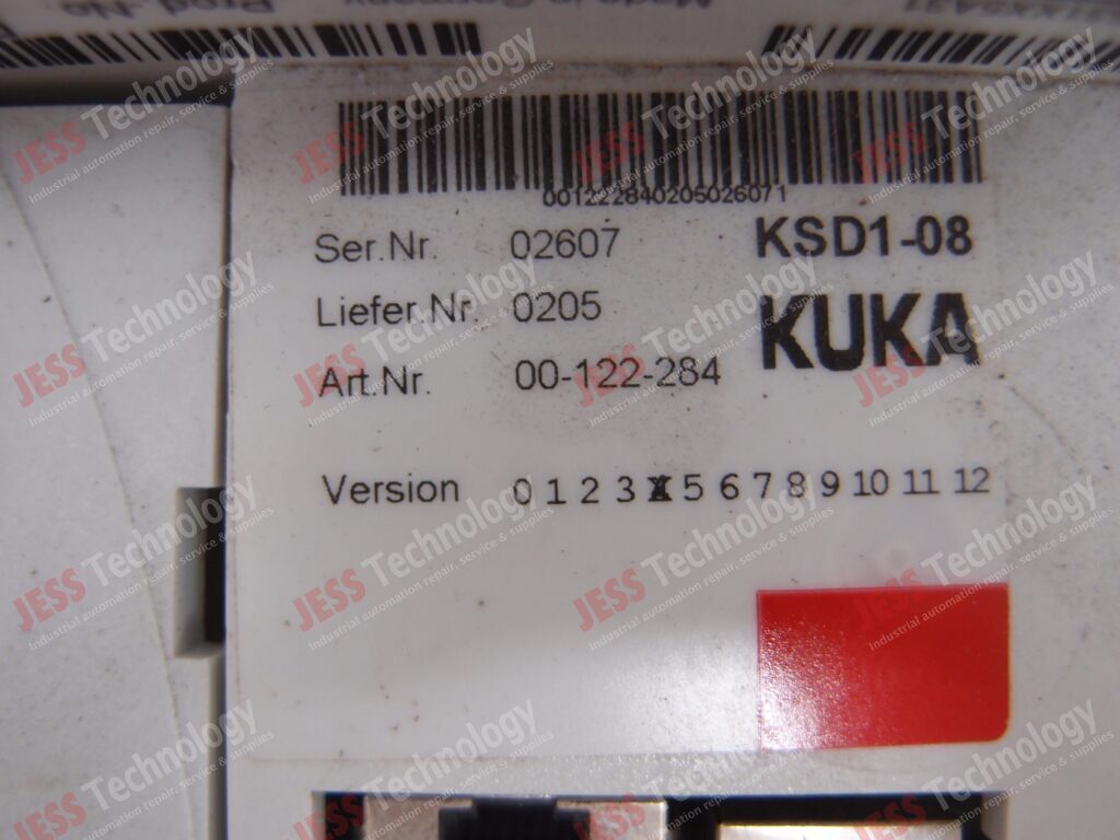Image #1 of Repair KUKA KSD1-08 Kuka Servo Drive 02607 in Malaysia, Singapore, Thailand, Indonesia