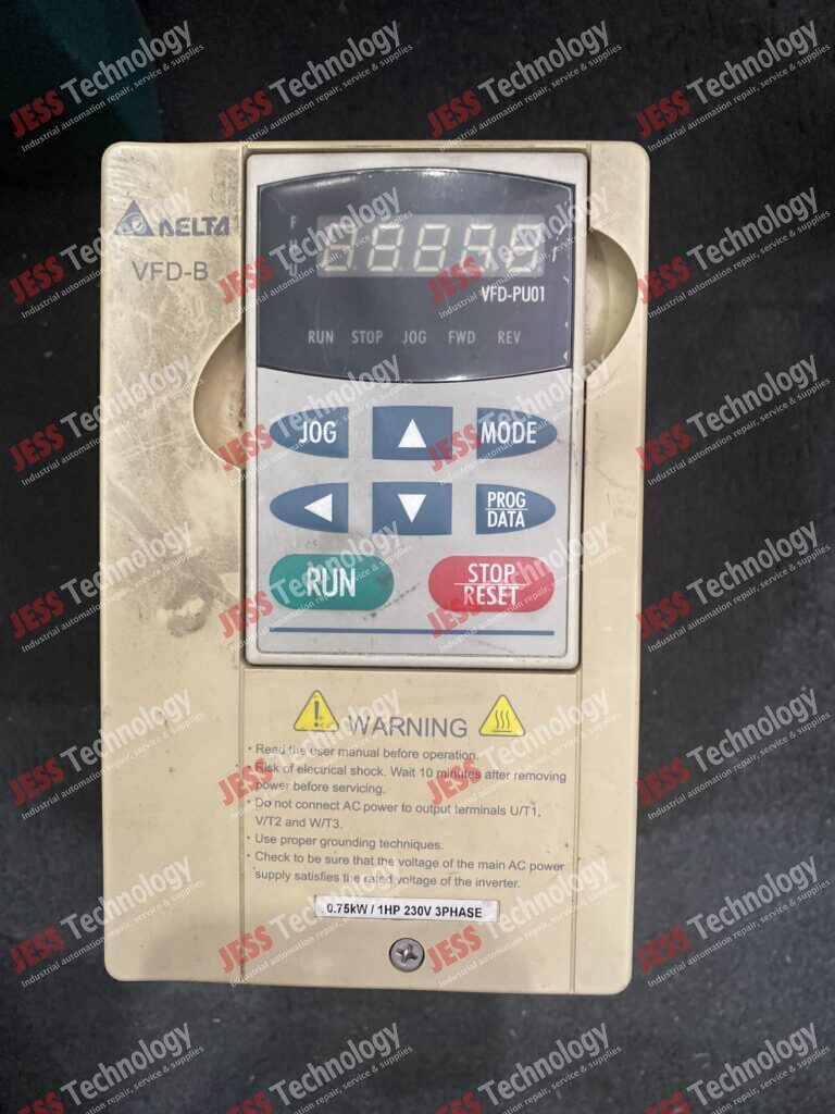 Image #4 of Repair DELTA VFD007B23A Brand: Delta Inverter Model: VFD007B23A S/N: 007B23A6T6300052 007B23A6T6300052 in Malaysia, Singapore, Thailand, Indonesia