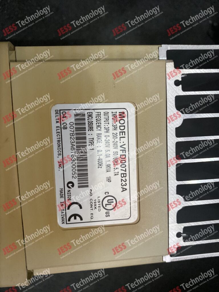 Image #3 of Repair DELTA VFD007B23A Brand: Delta Inverter Model: VFD007B23A S/N: 007B23A6T6300052 007B23A6T6300052 in Malaysia, Singapore, Thailand, Indonesia