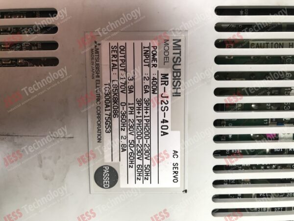 Image #3 of Repair MITSUBISHI AC SERVO MR-J2S-40A Mitsubishi AC Servo L85K8K086 in Malaysia, Singapore, Thailand, Indonesia